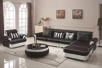 European Design Living Room Genuine Leather Sofa