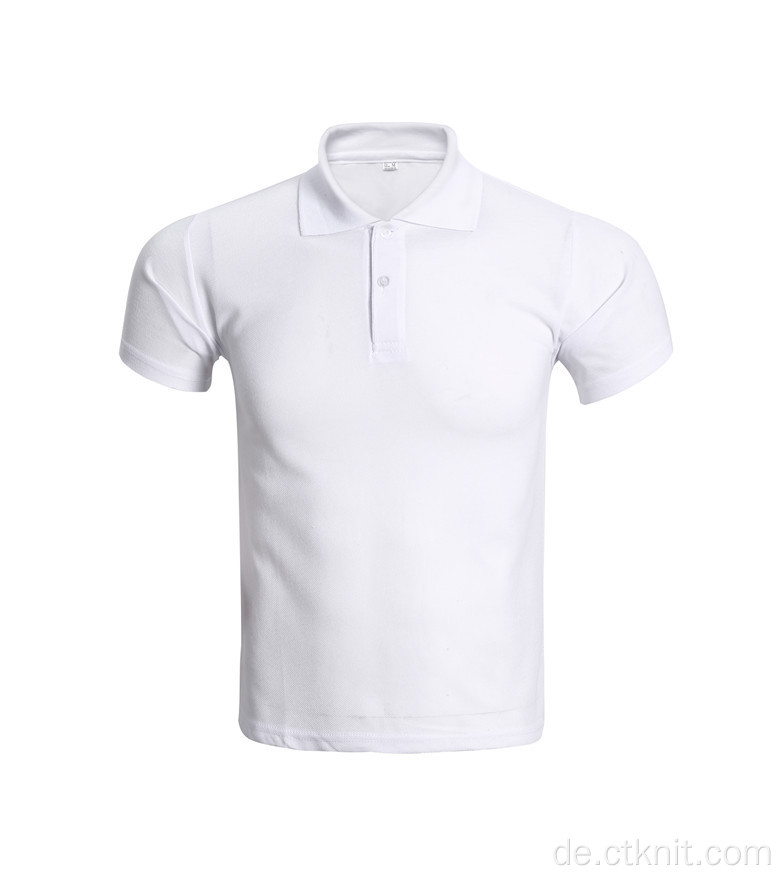 weißes Polo-T-Shirt Herren