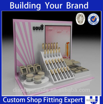rotating acrylic display stand cosmetic rack counter display