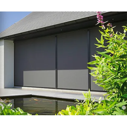 Roller Blinds and Sunscreen Curtains with Outdoor Blinds