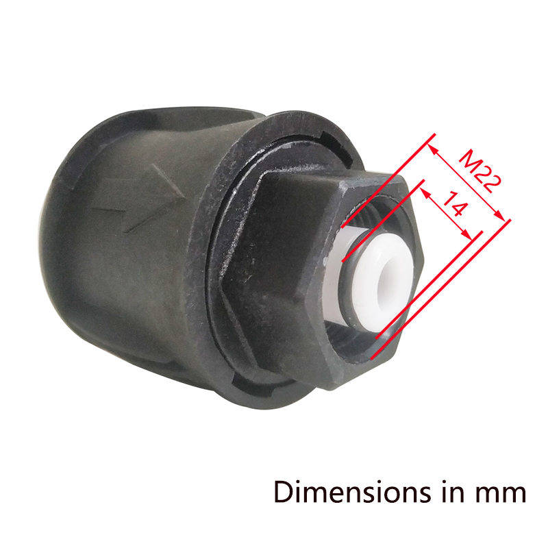 Adaptadora de tomada de potência da lavadora de mangueira de arruela de pressão Adaptador M22 para K2 K3 K4 K5 K6 K7 Homos de arruela de alta pressão