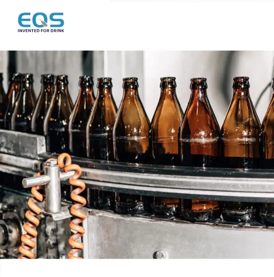 High Rigidity Automatic 4000BPH High Speed Beer Filling Bottling Labeling Machine