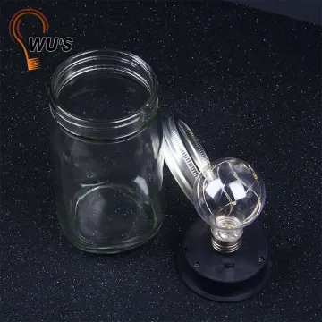Satisfying service factory supply solar glass light jar