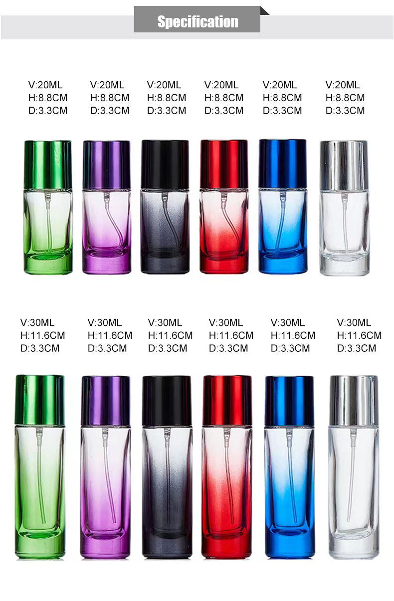 20ml 30ml Gradient Perfume Bottle