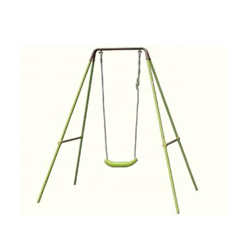 Single Kids Seat Leisure Steel Swing en la escuela