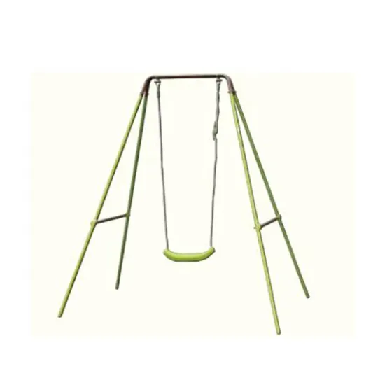 Single Kids Seat Leisure Steel Swing in School