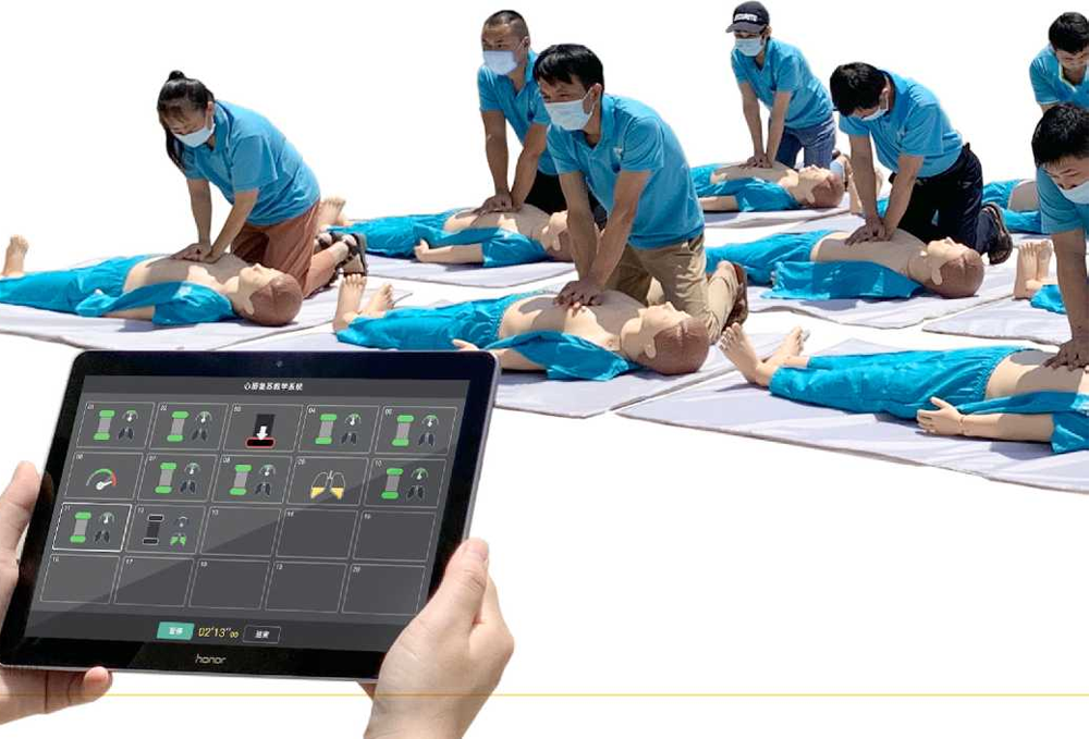 Group CPR assessment system