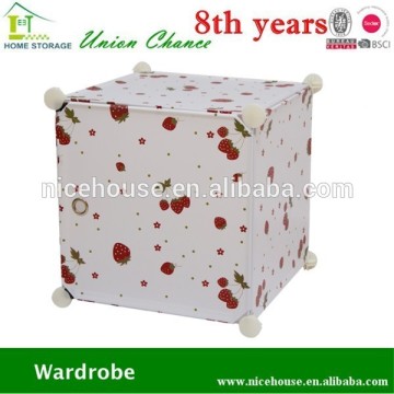 Promotional printing pp storage cube, DIY wardrobe, cabinet
