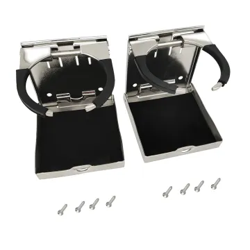 Stainless Steel Folding Cup Holder for Boats and Yachts