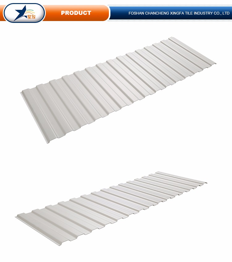 Taquet de murs de matériau avancé PVC Tile de toit en plastique