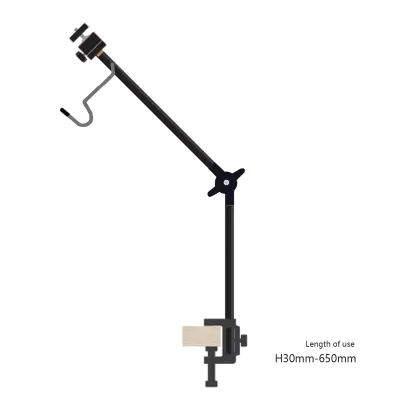 Aluminum Adjustable Folding LED Lamp Holder, Lantern Stand Pole for Camping & Hiking Gear
