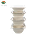 Βιοαποικοδομήσιμα βιοδιαστασμοί μίας χρήσης Bagasse Tableware Food Container