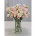 তাজা কাটা ফুল হালকা গোলাপী Lisianthus বিবাহের সজ্জা