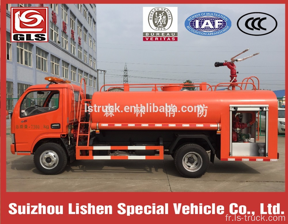 Dongfeng camion de pompier 2000L