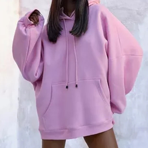Pink Purple Young Women's Hoodies Custom Großhandel