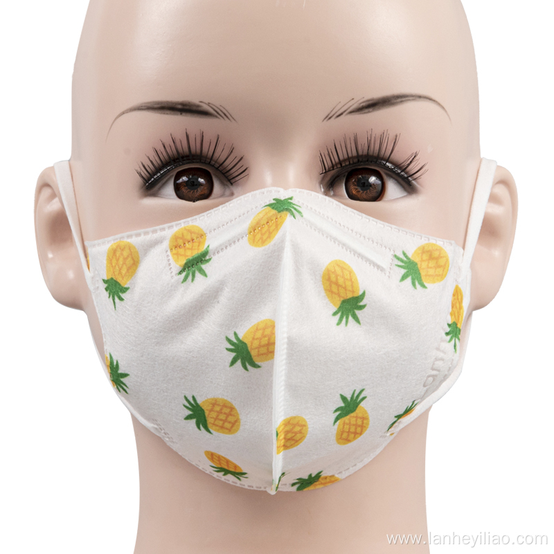 High Quality printed disposable kids children face mask