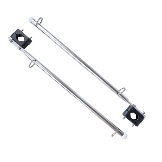 7/8"-1 1/4" Stainless Steel Rail Mount Boat Pulpit Flag Pole