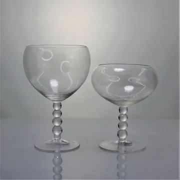 Unique Creative Stem Crystal Cocktail Wine Glasses