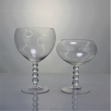 Unique Creative Stem Crystal Cocktail Wine Glasses