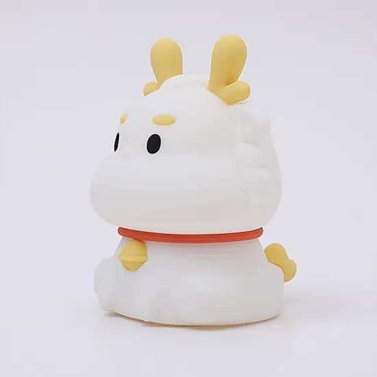 Mini Rechargeable LED Touch Silicon Night Light - 7 Colors USB Animal Night Lights for Kids Room Bed Lamp