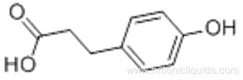 Benzenepropanoicacid, 4-hydroxy- CAS 501-97-3