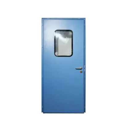Powder Coated Metal & Stainless Steel Clean Room Swing Doors