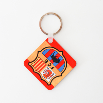 custom football Real Madrid keychain