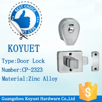 Hot Factory Toilet Fitting Zinc Alloy Handle Lock For Bathroom Doors