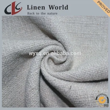 Linen Blended Plain Dyed Sofa Fabric Home Textile