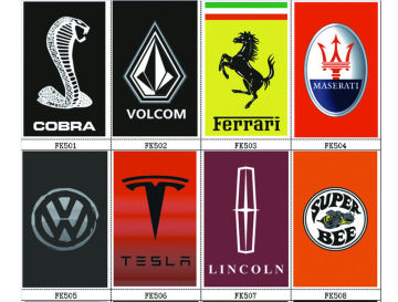 CUSTOM kind of car brand logo FLAG check the detail 90*150CM 100D polyster custom car banner