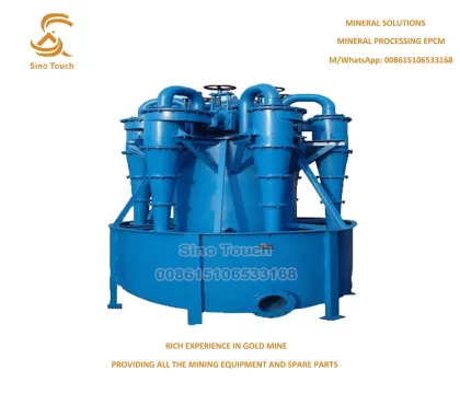 Cyclone Separator for the mineral processing process