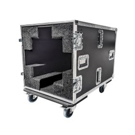 Syva Low Speaker with Base Plate Flight Case