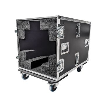 Syva Low Speaker with Base Plate Flight Case