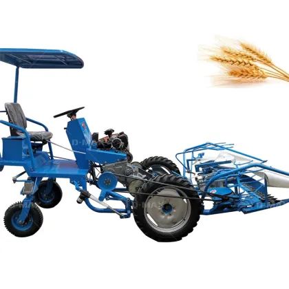 World Rice Harvester: Factory Supply Rice Cutting and Bundle Harvest Machine Agricultural Machinery Equipment