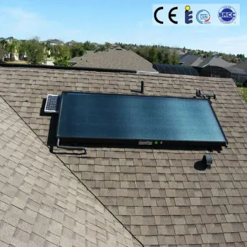 Antifreeze Protection Flat Panel Solar Collector Resist -50c Low Temperature