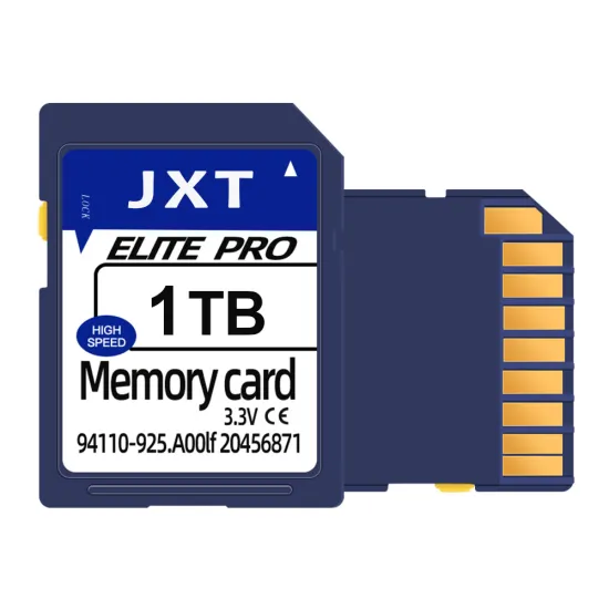 JX Customized Large Size SD Memory Card for Camera, Phone, and DVR - 32GB to 1TB, 128GB Available