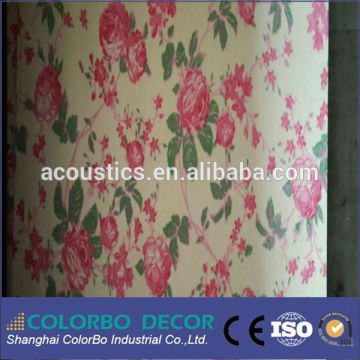 lightweight ceiling board acoustic fiber soundproof panel for entertainment place