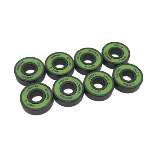 Popular Skateboard Bearing 608ZZRS: Deep Groove Ball Bearing with RS Shield