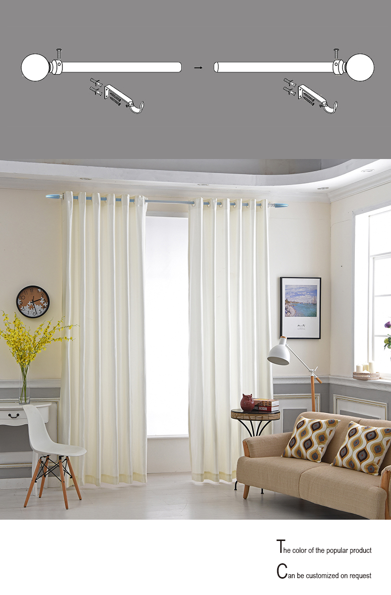 Elegant minimalist Curtain Rods
