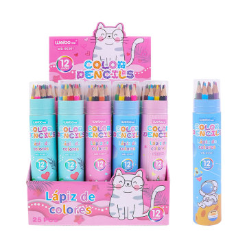 12-Box Color Pencil Art Set for School Students and Kids