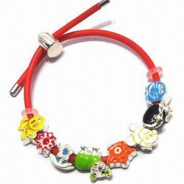 Bacio Junior Charm Bracelet, Fashionable, Thicker Silver Plating Effect