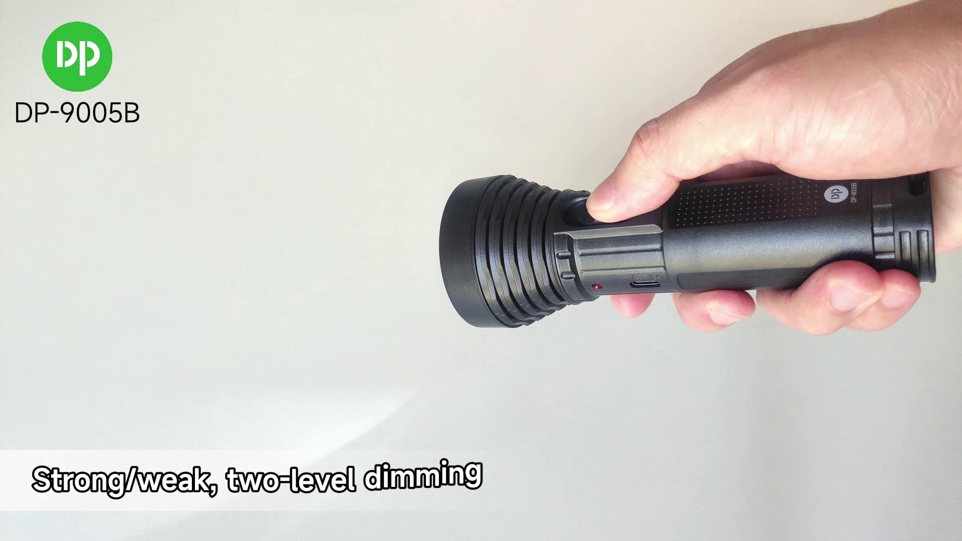 DP Wholesale Portable LED Rechargeable Flashlight Type-C