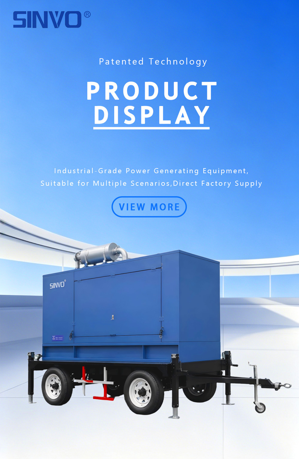 Trailer Generator Outdoor Rain‑proof Canopy