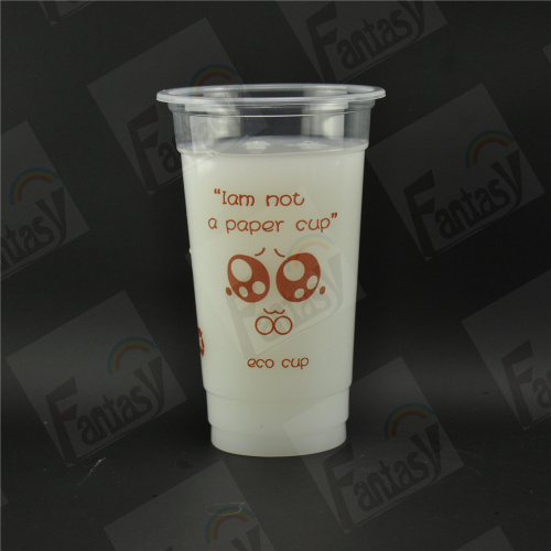 Pressado personalizado 12/16/18/20/22oz Clear PP Blister Cup