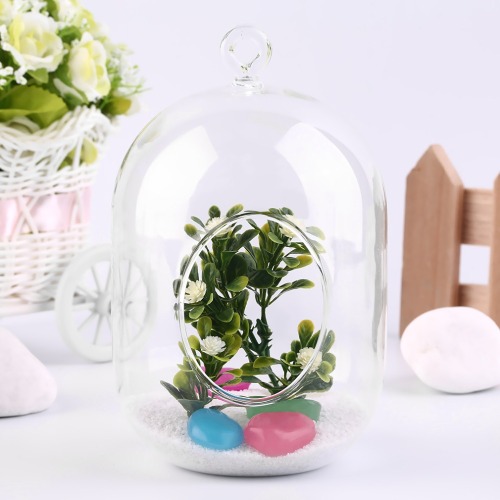 2020 New Arrival Home Use Glass Vase Hanging Terrarium Succulents Plant Landscape Home Decor Gift Worldwide store