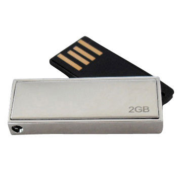 Mini Swivel USB Flash Drive with 1 to 32GB Storage, Supports Data Encryption and Bootable Function