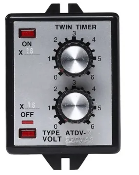30s Off 30s On Dual Timer Relay - SPDT, 220V AC, 12V Trigger, OEM Mechanical Design