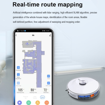 Aspirateur robot Laser Radar Mop à chargement automatique