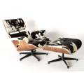 Классическая кожаная реплика Eames Lounge стул и османский