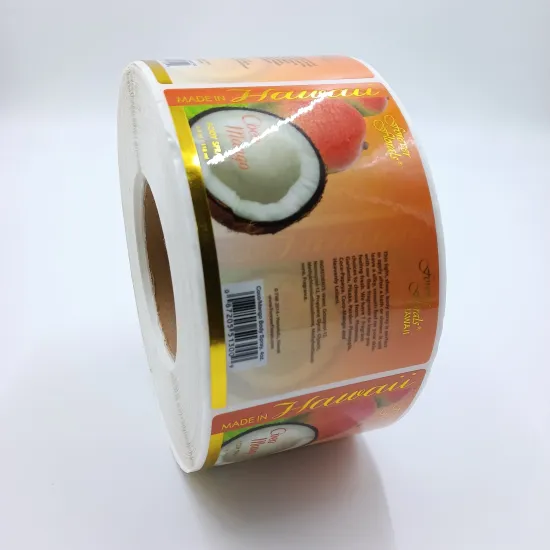 Customized Waterproof Body Wash Sticker Label